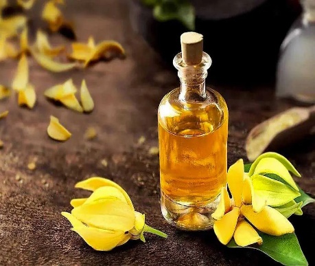 Essential oil with flowers